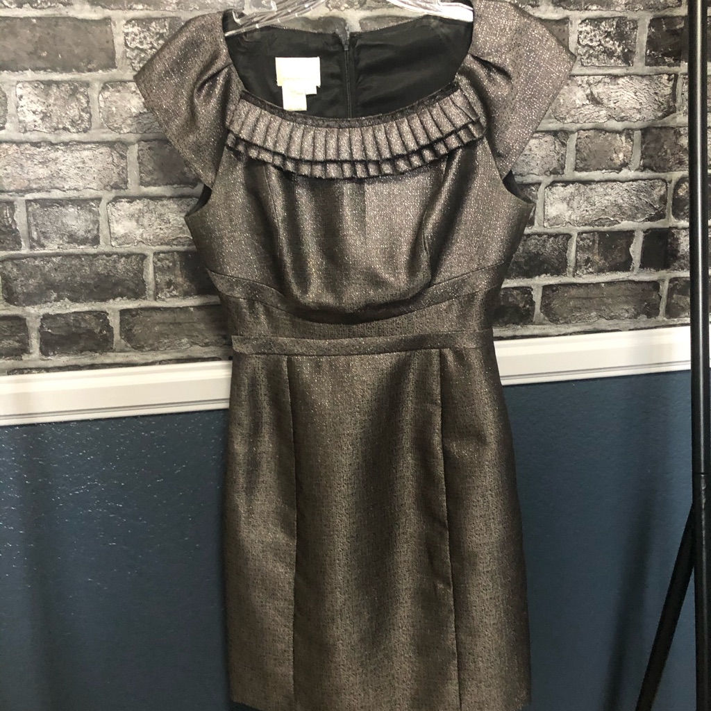 Donna Morgan Beautiful Silver Dress